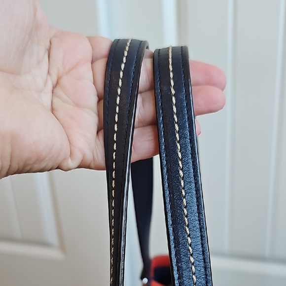 Coach 2013 Park Colorblock Carrie Tote Orange Blue Brown - Picture 9 of 14